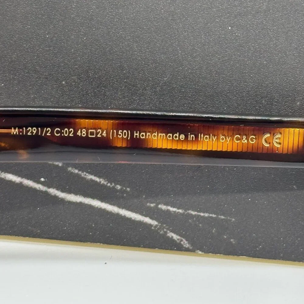 NEW CUTLER AND GROSS CG1291V2 002 EYEGLASSES HAVANA UNISEX EYEWEAR